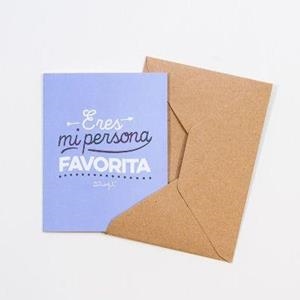 FELICITACION ERES MI PERSONA FAVORITA | 8436547189250 | MR WONDERFUL | Librería Castillón - Comprar libros online Aragón, Barbastro