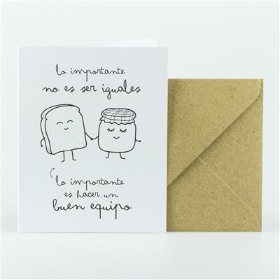 FELICITACION LO IMPORTANTE NO ES SER IGUALES ES HACER UN BUEN EQUIPO | 8436547181858 | MR WONDERFUL | Librería Castillón - Comprar libros online Aragón, Barbastro