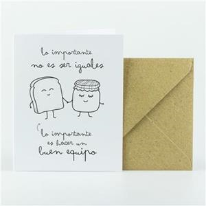 FELICITACION LO IMPORTANTE NO ES SER IGUALES ES HACER UN BUEN EQUIPO | 8436547181858 | MR WONDERFUL | Librería Castillón - Comprar libros online Aragón, Barbastro