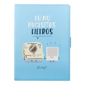 FUNDA UNIVERSAL PARA TABLET 7 A 7'9 Y IPAD MINI TU NO NECESITAS FILTROS | 8436557680020 | MR WONDERFUL | Librería Castillón - Comprar libros online Aragón, Barbastro