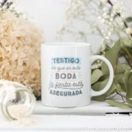 TAZA TESTIGO DE QUE EN ESTA BODA LA FIESTA ESTÁ ASEGURADA | 8435460705905 | MR WONDERFUL | Librería Castillón - Comprar libros online Aragón, Barbastro