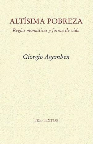 Altísima pobreza | 9788415894551 | Agamben, Giorgio | Librería Castillón - Comprar libros online Aragón, Barbastro