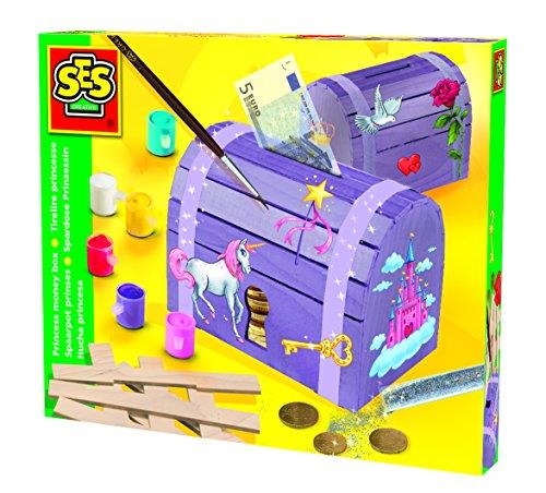 SES CREATIVE JUEGO COFRE HUCHA PRINCESA PARA DECORAR | 8710341145224 | Librería Castillón - Comprar libros online Aragón, Barbastro