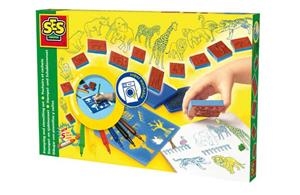 SES CREATIVE JUEGO ESTAMPAR ANIMALES (CON SELLOS Y PLANTILLAS) | 8710341009113 | Librería Castillón - Comprar libros online Aragón, Barbastro
