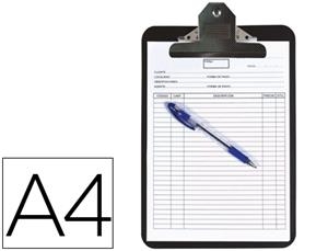 PORTANOTAS Q-CONNECT POLIPROPILENO NEGRO A4 3MM | 5705831033009 | Librería Castillón - Comprar libros online Aragón, Barbastro