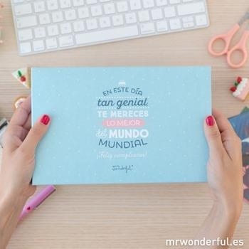 ALBUM EN ESTE DIA TAN GENIAL TE MERECES LO MEJOR DEL MUNDO MUNDIAL | 8435460705516 | MR WONDERFUL | Librería Castillón - Comprar libros online Aragón, Barbastro