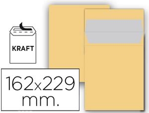 Sobre liderpapel bolsa n 5 kraft din C5 162x229 mm tira de silicona paquete de 25 unidades | 8423473586475 | Librería Castillón - Comprar libros online Aragón, Barbastro