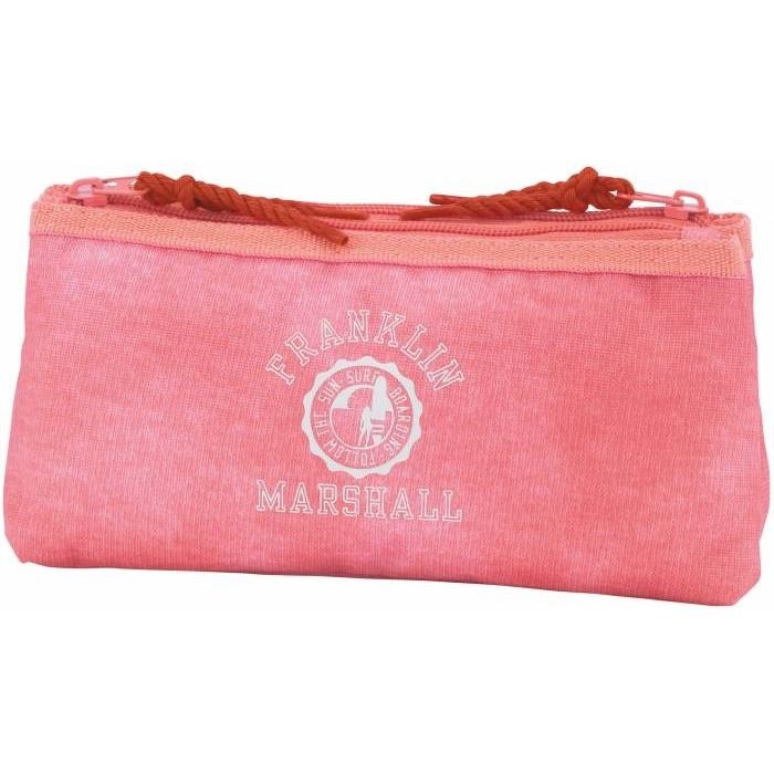 PORTATODO DOBLE CREMALLERA FRANKLIN MARSHALL GIRLS ROSA | 8718803033744 | Librería Castillón - Comprar libros online Aragón, Barbastro