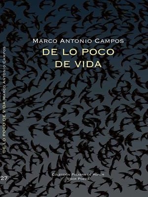 De lo poco de vida | 9788498952278 | Campos, Marco Antonio | Librería Castillón - Comprar libros online Aragón, Barbastro