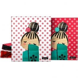 CARPETA ANILLAS A4  FORRADA 4D25 CHARUCA FLOWERS  GRAFOPLAS 88141188 | 8413623845620 | Librería Castillón - Comprar libros online Aragón, Barbastro