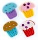 12 FIGURAS FIELTRO ADHESIVAS 3D CUPCAKES GRAFOPLAS 68048603 | 8413623805662 | Librería Castillón - Comprar libros online Aragón, Barbastro