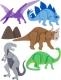 SET FIGURAS GOMA EVA ADHESIVAS 3D DINOSAURIOS GRAFOPLAS 68048001 | 8413623805525 | Librería Castillón - Comprar libros online Aragón, Barbastro