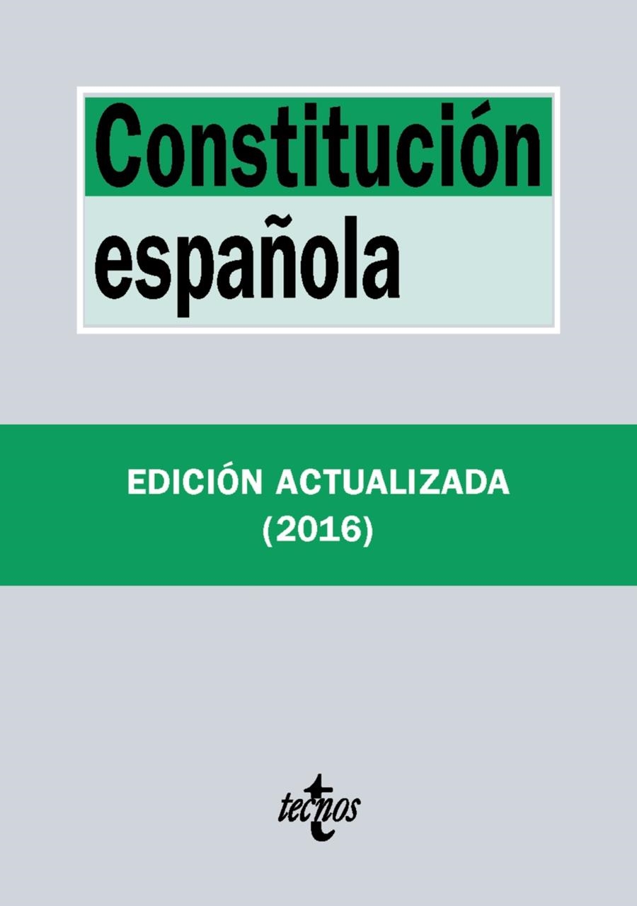 Constitución Española | 9788430969432 | Editorial Tecnos | Librería Castillón - Comprar libros online Aragón, Barbastro