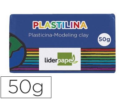 Plastilina liderpapel azul oscuro unidad tamaño pequeño 50GR | 8423473522633 | Librería Castillón - Comprar libros online Aragón, Barbastro