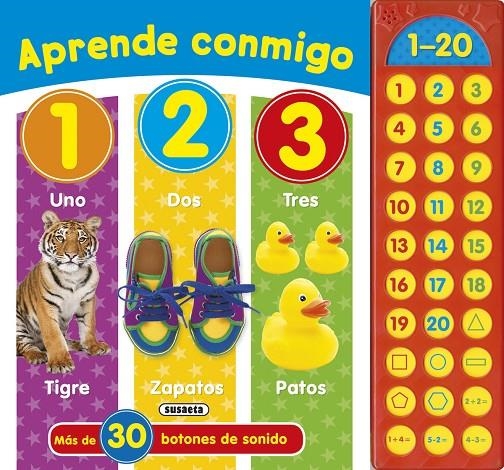 Aprende conmigo 1 2 3 | 9788467748369 | Susaeta, Equipo | Librería Castillón - Comprar libros online Aragón, Barbastro