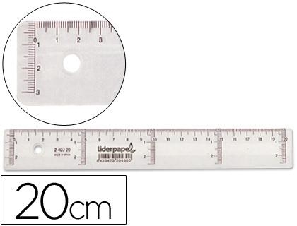 REGLA 20CM LIDERPAPEL 20425 | 8423473204256 | Librería Castillón - Comprar libros online Aragón, Barbastro