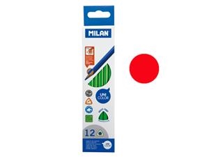 LAPIZ MILAN TRIANGULAR 231 COLOR ROJO 0722313012 | 8411574016939 | Librería Castillón - Comprar libros online Aragón, Barbastro