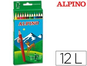 LAPICES COLORES ALPINO CAJA DE 12 COLORES | 8413240565116 | Librería Castillón - Comprar libros online Aragón, Barbastro
