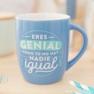 TAZA ERES GENIAL COMO TU NO HAY NADIE IGUAL | 8435460709132 | MR WONDERFUL | Librería Castillón - Comprar libros online Aragón, Barbastro