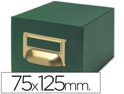 FICHERO FICHAS TELA VERDE 500 FICHAS N.2 75X125MM 03602 | 8435065803129 | Librería Castillón - Comprar libros online Aragón, Barbastro