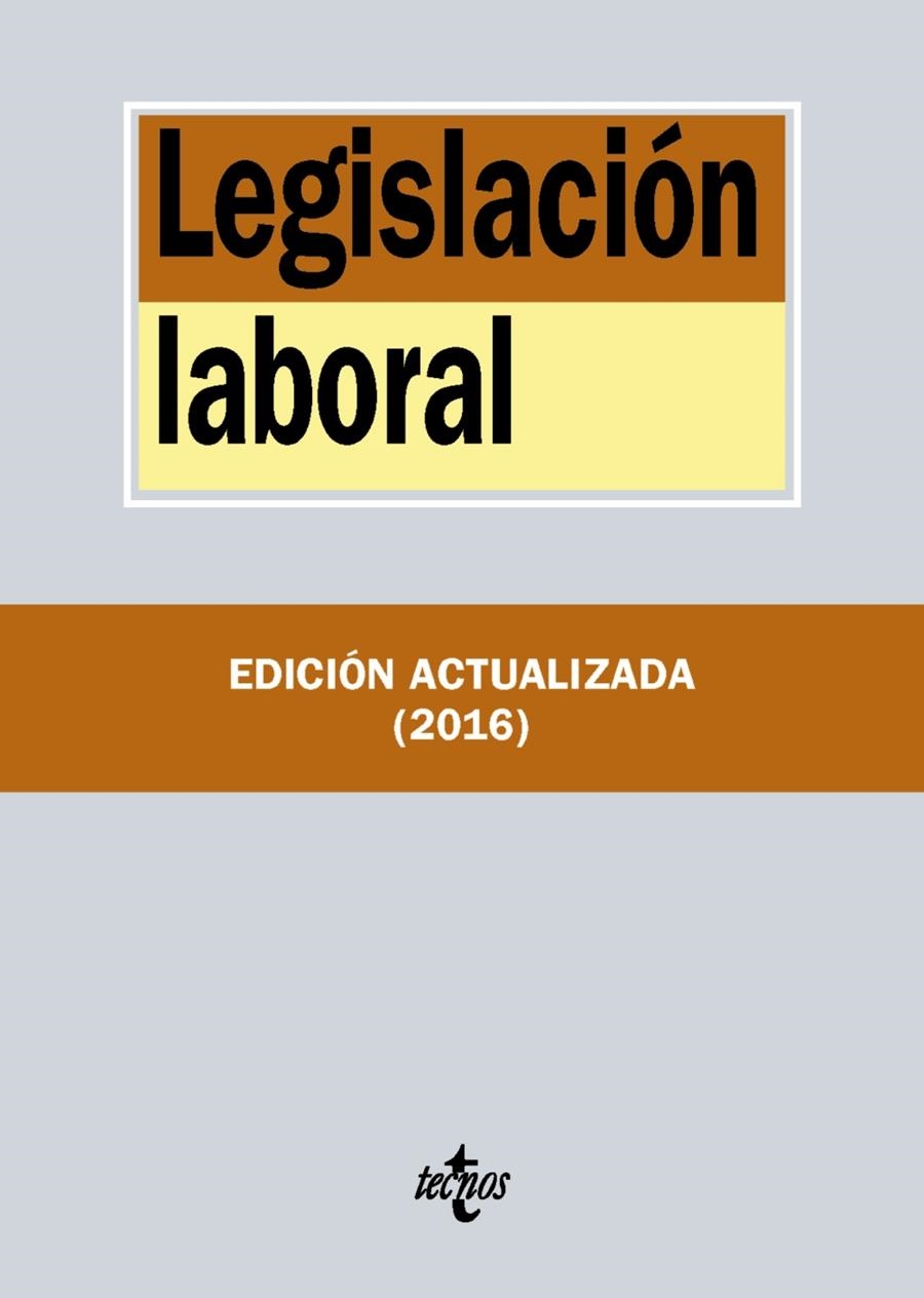 Legislación laboral | 9788430969449 | Editorial Tecnos | Librería Castillón - Comprar libros online Aragón, Barbastro