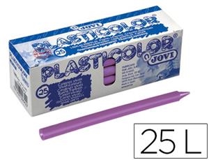 PLASTICOLOR CAJA 25 CERAS COLOR LILA JOVI 92509 | 8412027006460 | Librería Castillón - Comprar libros online Aragón, Barbastro