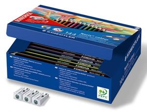 LAPICES COLOR STAEDTLER 185C14402 144 UN 12 COLORES SURTIDOS WOPEX | 4007817185131 | Librería Castillón - Comprar libros online Aragón, Barbastro