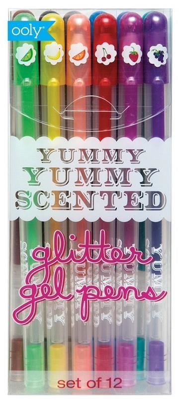 YUMMY GLITTER GEL PENS PACK DE 12 BOLIGRAFOS GEL METALIZADOS Y AROMATIZADOS 13214 | 879426002482 | Librería Castillón - Comprar libros online Aragón, Barbastro