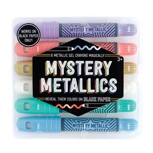 MISTERY METALLICS CRAYONS SET DE 6 CERAS METALICAS PARA ESCRIBIR EN PAPELES OSCUROS 133082 | 879426007807 | Librería Castillón - Comprar libros online Aragón, Barbastro