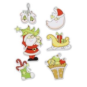 SET FIGURAS MADERA NAVIDAD ADHESIVAS GRAFOPLAS 68047007 | 8413623806584 | Librería Castillón - Comprar libros online Aragón, Barbastro
