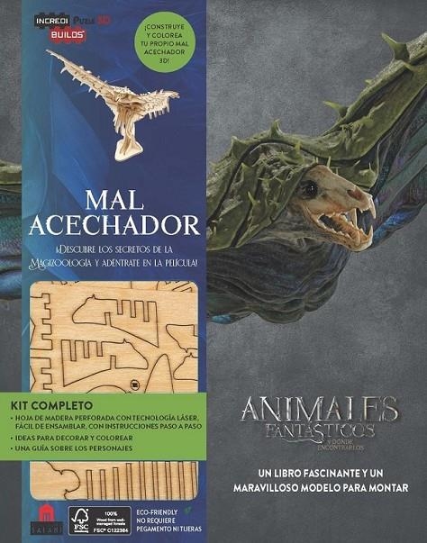 INCREDIBUILDS ANIMALES FANTÁSTICOS MAL ACECHADOR | 9788893670128 | AAVV | Librería Castillón - Comprar libros online Aragón, Barbastro