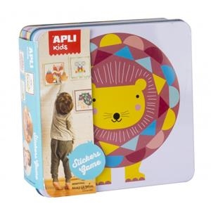 APLI KIDS 14590 JUEGO CAJA METÁLICA STICKER GAME ANIMALES | 8410782145905 | Librería Castillón - Comprar libros online Aragón, Barbastro