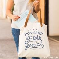BOLSO HOY SERÁ UN DÍA GENIAL | 8435460707053 | MR WONDERFUL | Librería Castillón - Comprar libros online Aragón, Barbastro