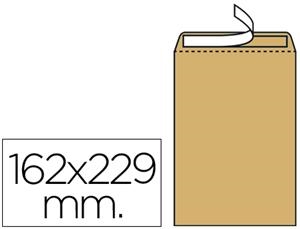 CAJA 500 SOBRES BOLSA LIDERPAPEL 5 KRAFT C5 162X229MM TIRA SILICONA 31937 | 8423473319370 | Librería Castillón - Comprar libros online Aragón, Barbastro