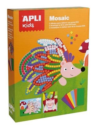JUEGO MOSAICO GOMA EVA ANIMALES APLI KIDS 14289  | 8410782142898 | Librería Castillón - Comprar libros online Aragón, Barbastro