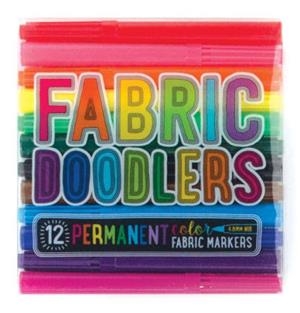 ROTULADORES PARA TELA PERMANENTES FABRIC DOODLERS 12 COLORES | 879426006602 | Librería Castillón - Comprar libros online Aragón, Barbastro