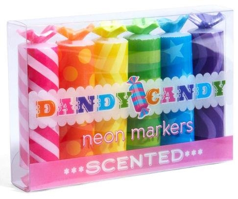 ROTULADORES FLUORESCENTES CON FORMA DE CARAMELO DANDY CANDY NEON MAKERS SCENTED | 879426004141 | Librería Castillón - Comprar libros online Aragón, Barbastro