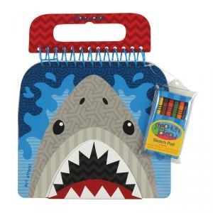 BLOC CON CERAS Y PEGATINAS TIBURON | 794866005346 | Librería Castillón - Comprar libros online Aragón, Barbastro