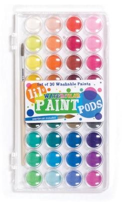 LIL PAINT PODS WATERCOLORS + BRUSH 36 COLORES / ACUARELAS + PINCEL | 879426005117 | Librería Castillón - Comprar libros online Aragón, Barbastro