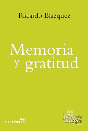 Memoria y gratitud | 9788429326208 | Scannone, Juan Carlos | Librería Castillón - Comprar libros online Aragón, Barbastro