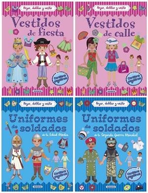 Pegar, doblar y vestir (4 títulos) | 9788467743128 | Susaeta, Equipo | Librería Castillón - Comprar libros online Aragón, Barbastro