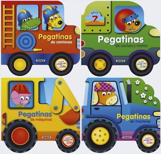 Construye vehículos con pegatinas de vinilo (4 títulos) | 9788467749038 | Busquets, Jordi | Librería Castillón - Comprar libros online Aragón, Barbastro