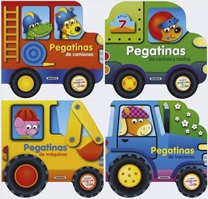 Construye vehículos con pegatinas de vinilo (4 títulos) | 9788467749038 | Busquets, Jordi | Librería Castillón - Comprar libros online Aragón, Barbastro