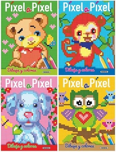 Pixel a pixel (4 títulos) | 9788467751826 | Susaeta, Equipo | Librería Castillón - Comprar libros online Aragón, Barbastro