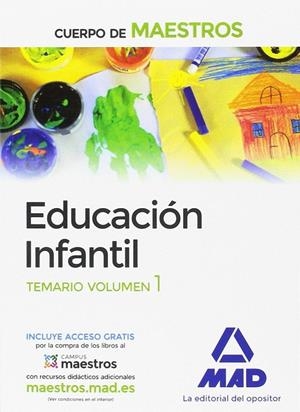 Cuerpo  de maestros. educación infantil temario vol 1 | 9788414201152 | AA.VV. | Librería Castillón - Comprar libros online Aragón, Barbastro