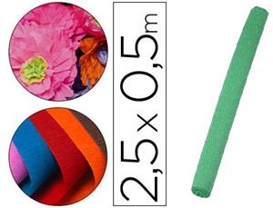 PAPEL CRESPON LIDERPAPEL 85GR/M2 ROLLO 50VMX2.5M VERDE 78476 | 8423473784765 | Librería Castillón - Comprar libros online Aragón, Barbastro
