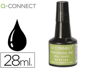 TINTA TAMPON Q-CONNECT NEGRO 28 ML KF25105 52391 | 5705831251052 | Librería Castillón - Comprar libros online Aragón, Barbastro