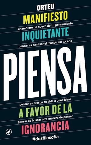 Piensa | 9788416673353 | Orteu, Francesc | Librería Castillón - Comprar libros online Aragón, Barbastro
