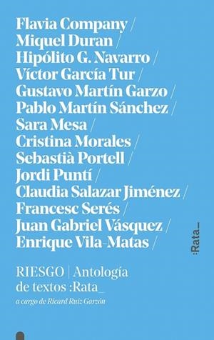 Riesgo | 9788494489136 | Librería Castillón - Comprar libros online Aragón, Barbastro