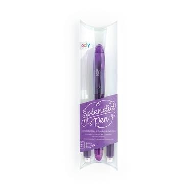 PLUMA ESTILOGRÁFICA VIOLETA + 3 CARTUCHOS DE TINTA VIOLETA - SPLENDID PEN | 879426008736 | Librería Castillón - Comprar libros online Aragón, Barbastro